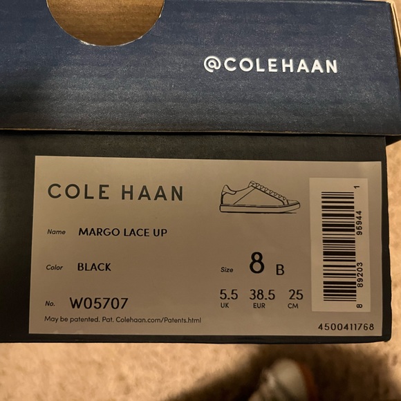 EUC COLE HAAN MARGO LEATHER LACE UP SNEAKERS - Picture 10 of 10